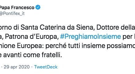 Perchè caro Francesco