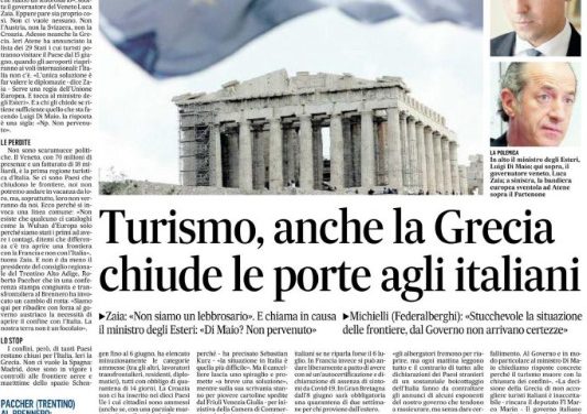 Adesso è colpa della Grecia