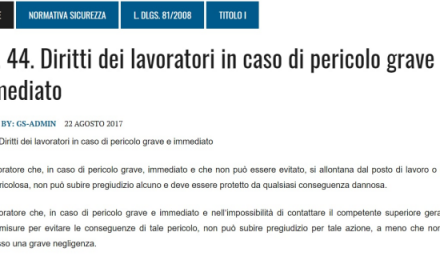 Dipendenti sospesi dal lavoro