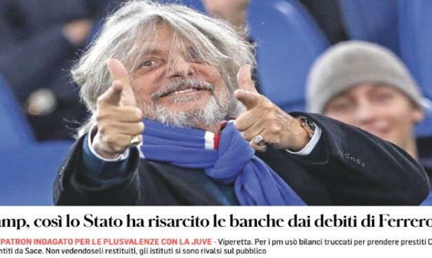 Perchè la Sampdoria è così aiutata?